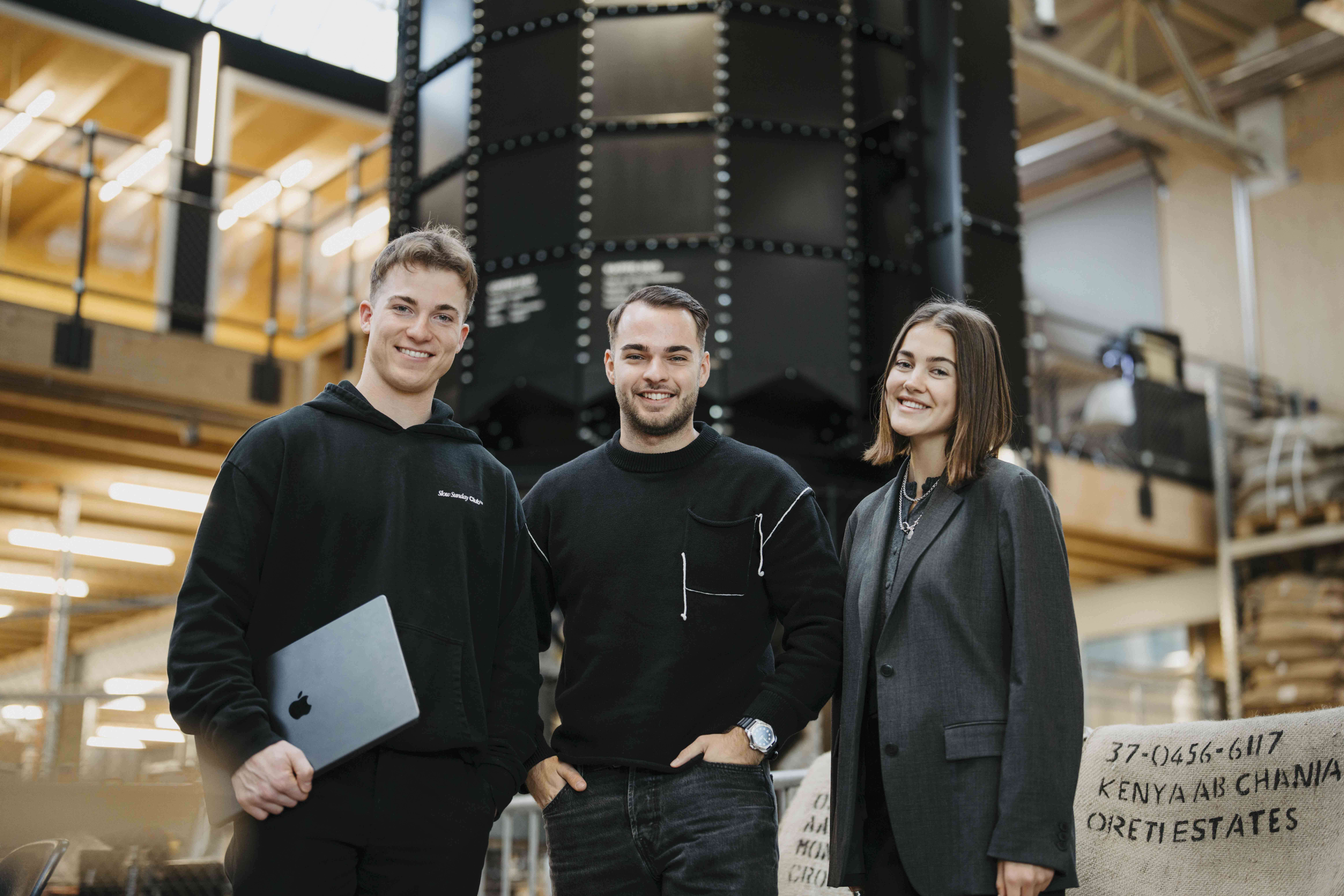 The Mediawerk team on set